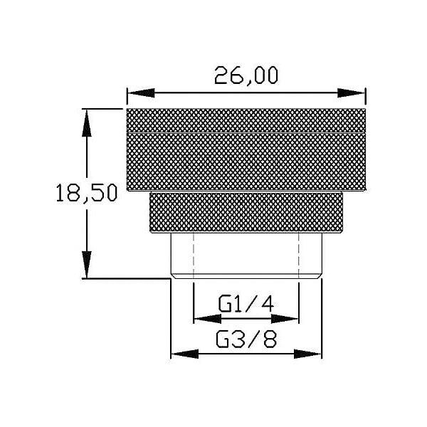 XSPC G14 cromado  Tapón