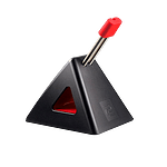 Zowie Camade Organizador de Cables Negro y Rojo  Mouse Bungee