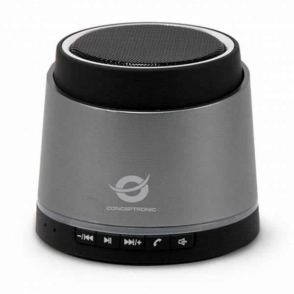 Conceptronic CLLSPKPCARS BT micro SD Color Plata  Altavoz