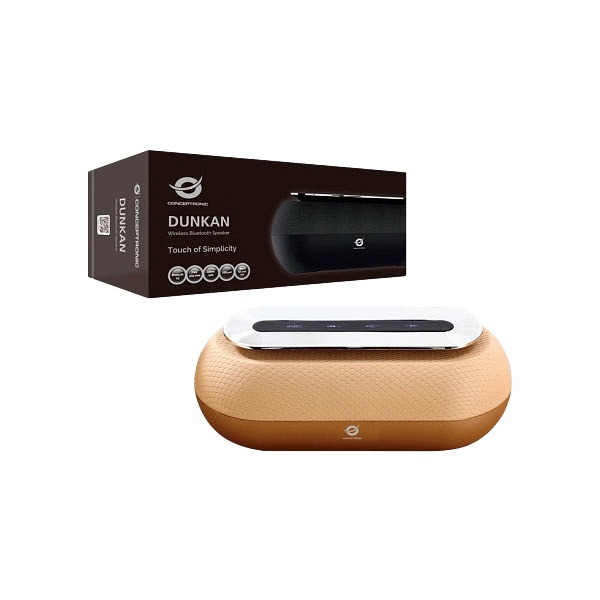 Conceptronic Dunkan dorado bluetooth 2 x 5W   Altavoz