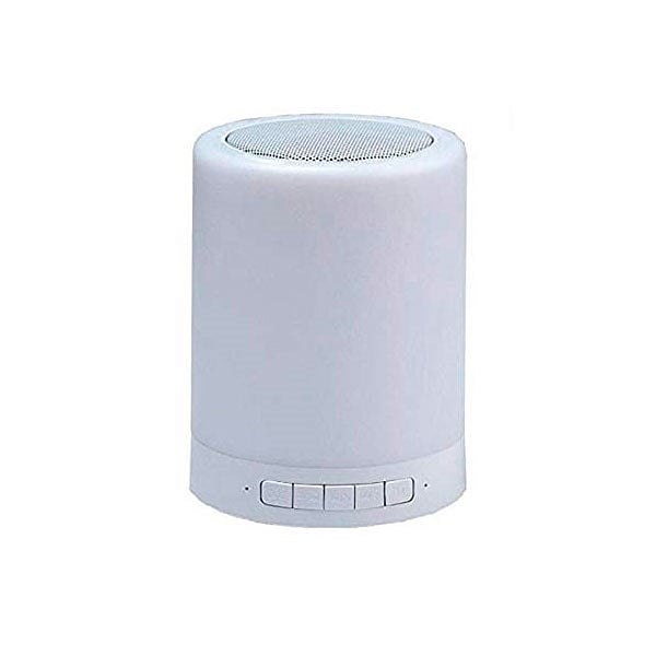 CoolBox Altavoz Bluetooth Lampara Led Blanco