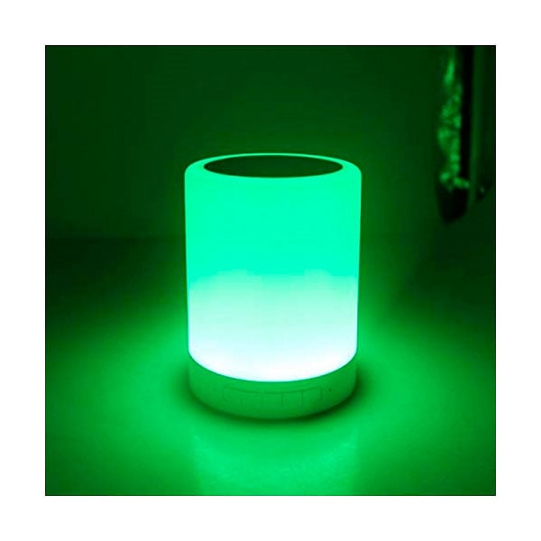 CoolBox Altavoz Bluetooth Lampara Led Blanco