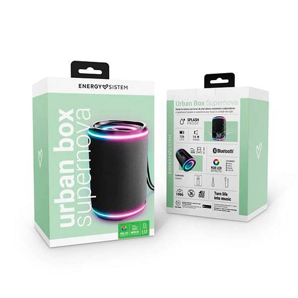 Energy Sistem Urban Box Black Supernova  Altavoz Bluetooth
