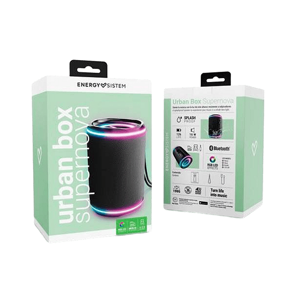 Energy Sistem Urban Box Black Supernova  Altavoz Bluetooth