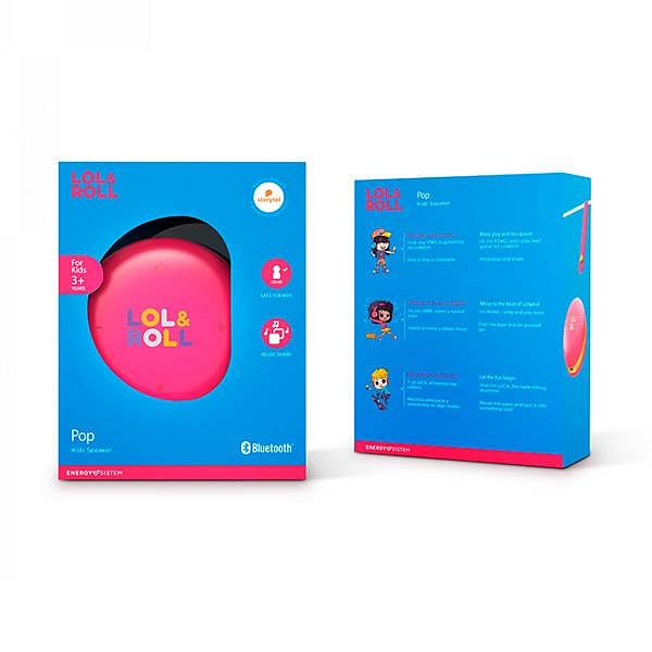 Energy Sistem Lol amp Roll Kids Pink 5W  Altavoz Bluethooth