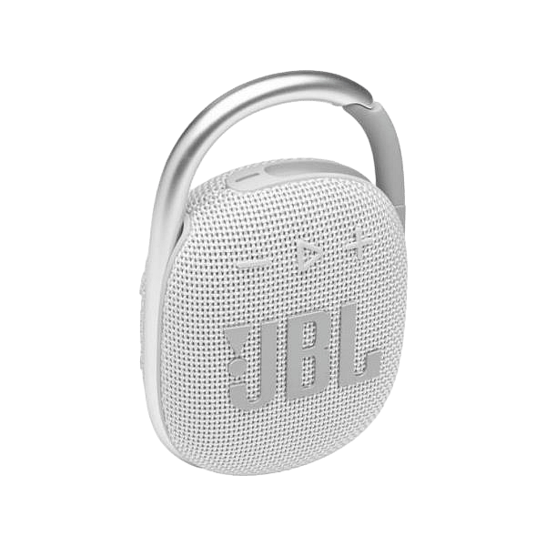JBL Clip 4 Altavoz portátil Bluetooth 51 Autonomía de 10h Resistente al agua IP67 Blanco