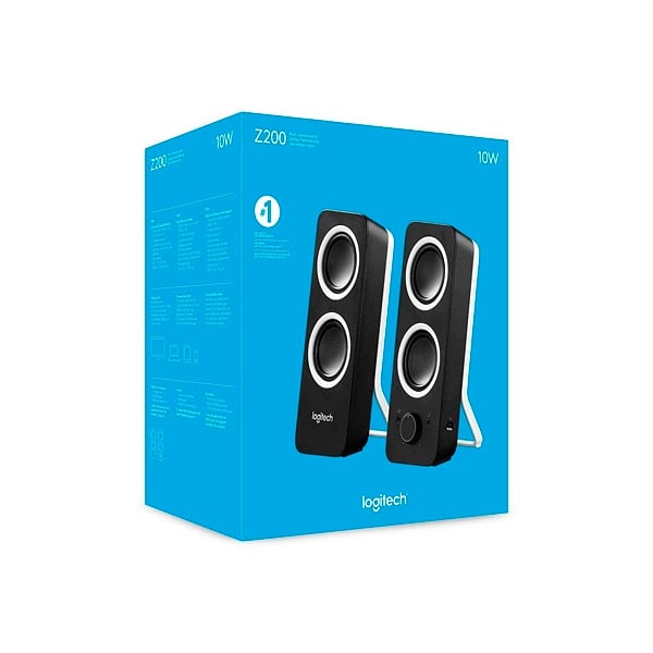 Logitech Z200 20  black  Altavoz