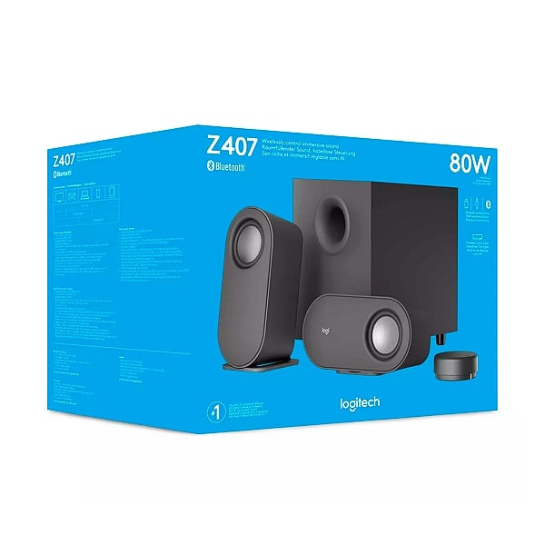 Logitech Z407 Bluetooth 21 Negro  Altavoces