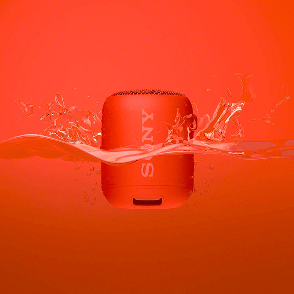 Sony SRSXB12  Bluetooth Rojo Inalámbrico  Altavoz
