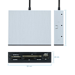 TooQ TQR208B  Lector de tarjetas interno TooQ TQR208B  Lector de tarjetas interno