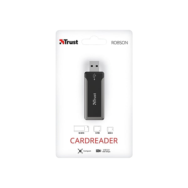 Trust Robson Mini Card Reader  Lector de Tarjetas Externo
