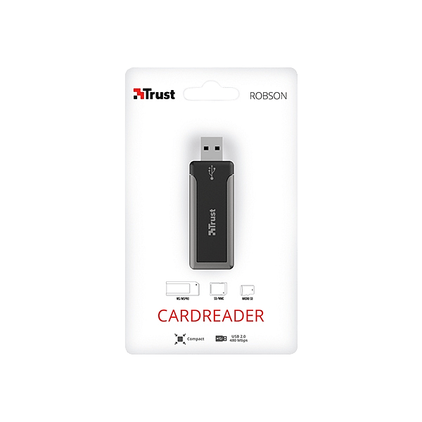 Trust Robson Mini Card Reader  Lector de Tarjetas Externo
