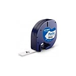 Dymo cinta de plástico negro  blanco 12mm x 4m  Recambio