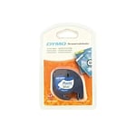 Dymo cinta de plástico negro  blanco 12mm x 4m  Recambio