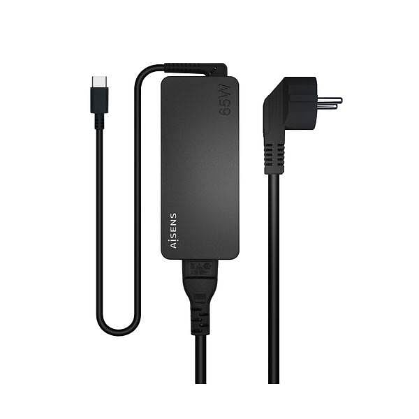Aisens ASCH1PD65DBK  65W  USBC  Cargador de Portátil