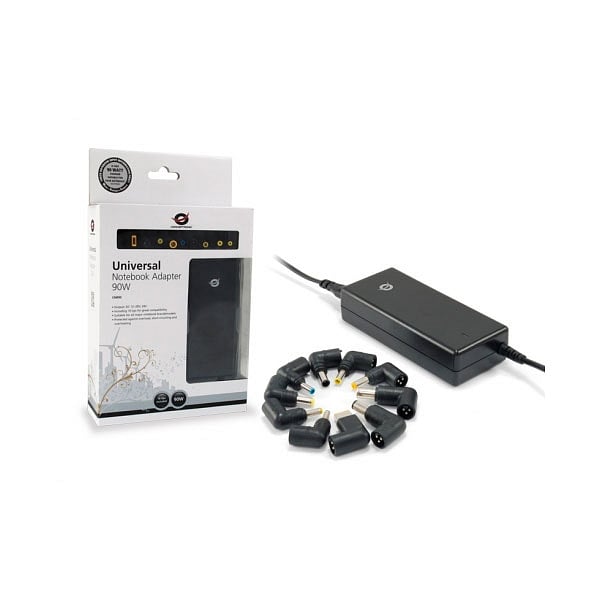 Conceptronic Adaptador universal de portátil 90W  Cargador