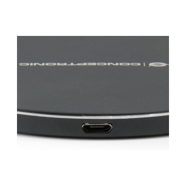 Conceptronic Gorgon Cargador inalámbrico Qi 10w Black
