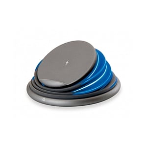 Conceptronic Gorgon Cargador inalámbrico Led Qi 10w Grey