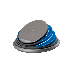 Conceptronic Gorgon Cargador inalámbrico Led Qi 10w Grey