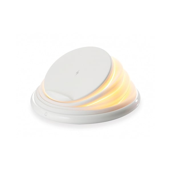 Conceptronic Gorgon Cargador inalámbrico Led Qi 10w White