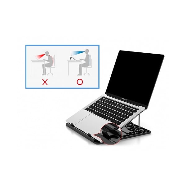 Conceptronic Thana Ergo S Negro  Base Refrigeración