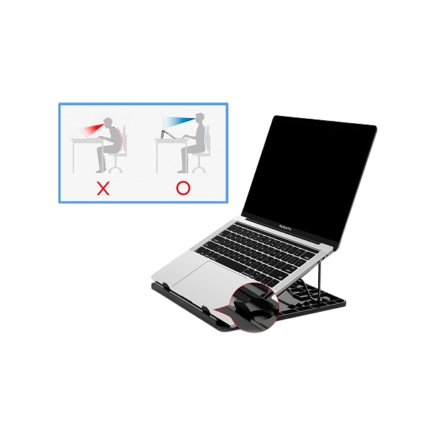 Conceptronic Thana Ergo S Negro  Base Refrigeración