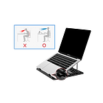 Conceptronic Thana Ergo S Negro  Base Refrigeración