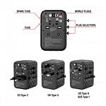 Verbatim UTA05  GaN III 65W  2x USBC  2x USBA  Cargador de Pared Universal