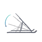 Tooq TQLRS0035ALG plegable Dark Grey  Soporte Portátil