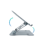 Tooq Soporte Portátil 173 Elevador Ajustable Gris diseño Ergonomico y Plegable Tooq Soporte Portátil 173 Elevador Ajustable Gris diseño Ergonomico y Plegable