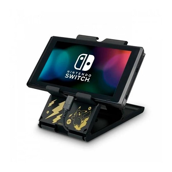 Hori Playstand Pikachu Black amp Gold para Nintendo Switch  Accesorio