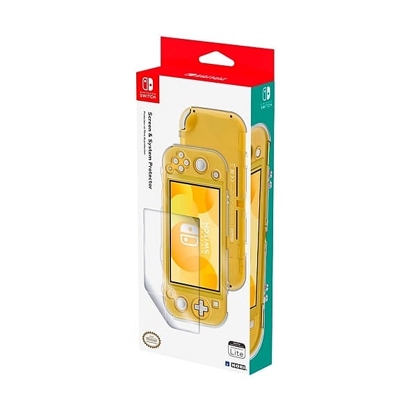 Hori NS2052U  Protector de pantalla y sistema para Nintendo Switch Lite