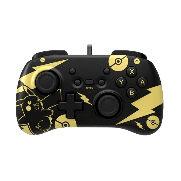 Hori Horipad Mini Pikachu Black amp Gold para Nintendo Switch  Gamepad