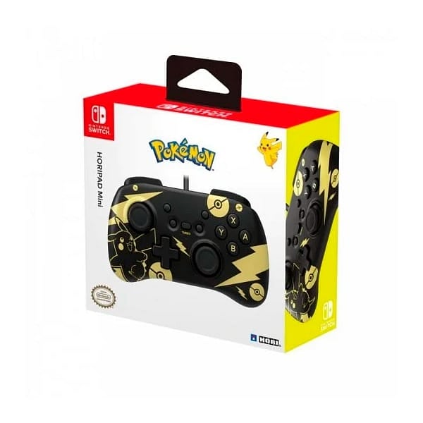 Hori Horipad Mini Pikachu Black amp Gold para Nintendo Switch  Gamepad
