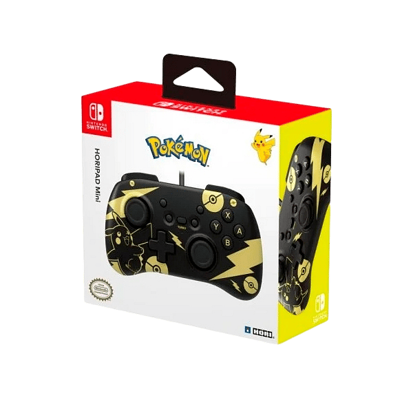 Hori Horipad Mini Pikachu Black amp Gold para Nintendo Switch  Gamepad