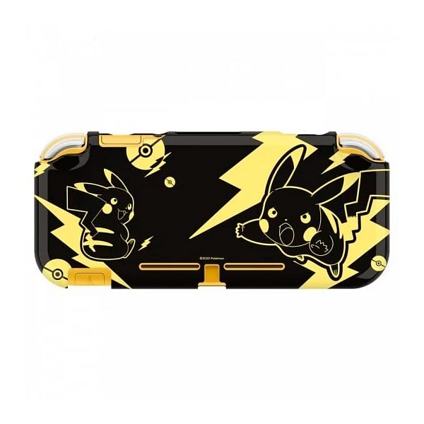 Hori Duraflexi Pikachu Black amp Gold  Carcasa para Nintendo Switch Lite