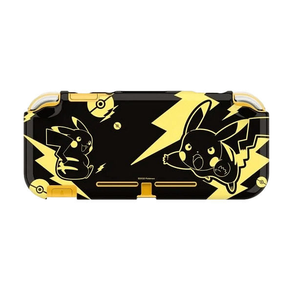 Hori Duraflexi Pikachu Black amp Gold  Carcasa para Nintendo Switch Lite