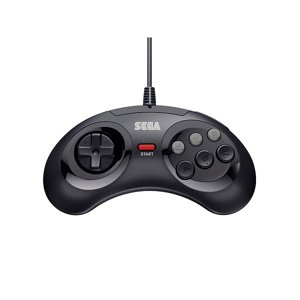 SEGA Mega Drive mini mando oficial negro de 6 botones