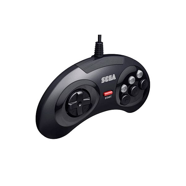 SEGA Mega Drive mini mando oficial negro de 6 botones