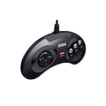 SEGA Mega Drive mini mando oficial negro de 6 botones