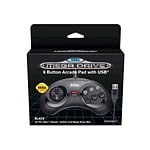 SEGA Mega Drive mini mando oficial negro de 6 botones
