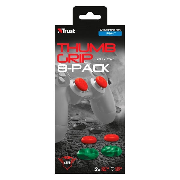 Trust Gaming Pack 8 Apoyos de pulgares para mando de PS4