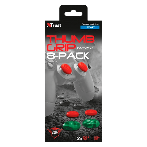 Trust Gaming Pack 8 Apoyos de pulgares para mando de PS4