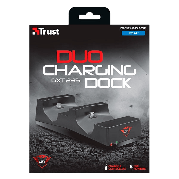 Trust Gaming GXT 235 Base De Carga para 2 mandos PS4