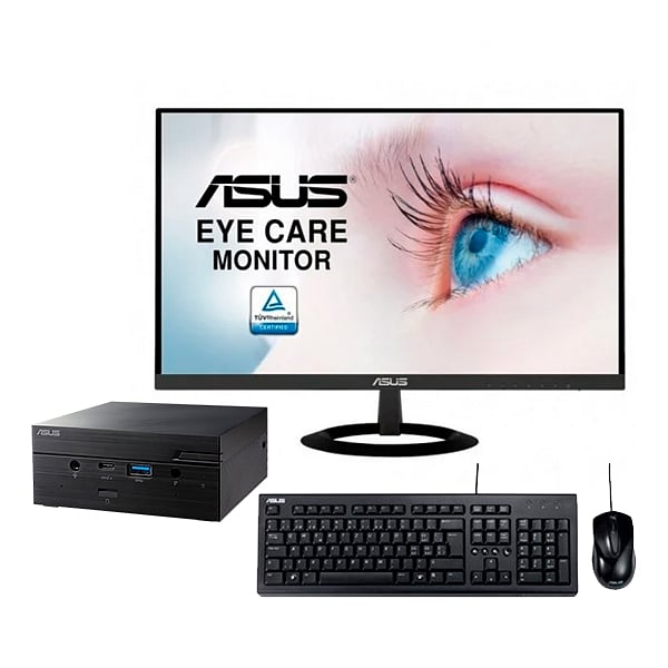 ASUS PN62BB5004MD  VZ239HE  Teclado y raton U2000  Pack