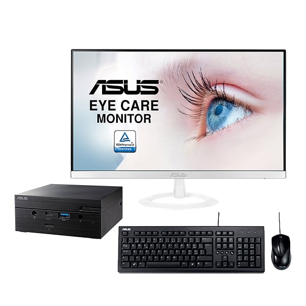 ASUS PN50BBR343MD  VZ239HEW  Teclado y ratón U2000 Pack