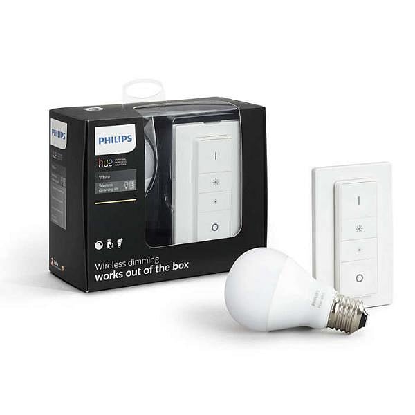 Philips Hue KIT 1x E27 A60 95W 2700K  Int  Iluminación