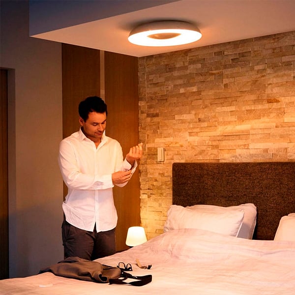 Philips Still Hue Lámpara Techo Aluminio 32w  Iluminación