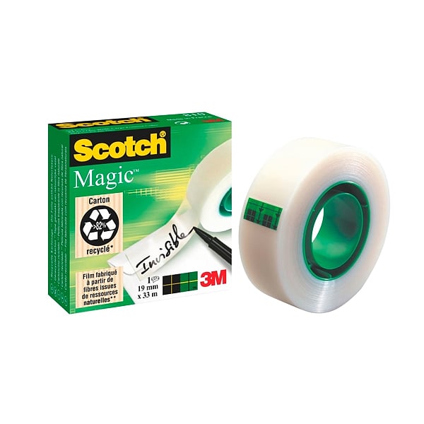 Scotch Magic 3M Invisible 33 x 19mm  Cinta Adhesiva