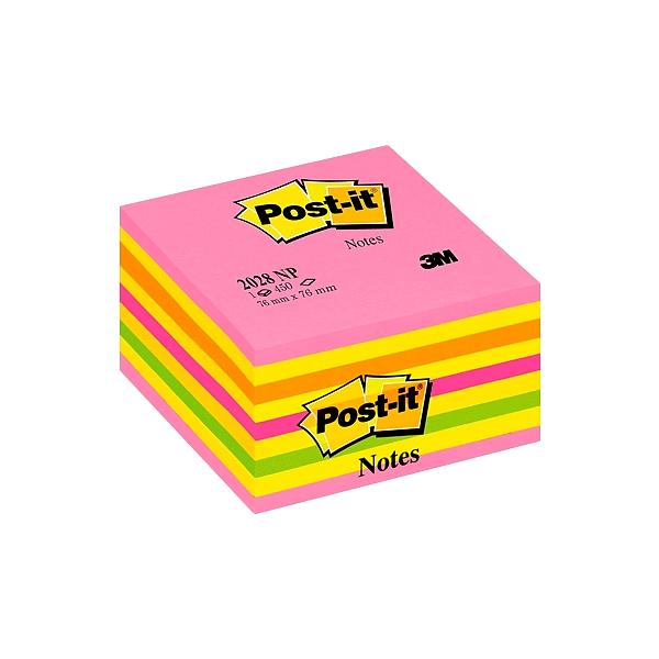 PostIt Cubo de Notas Adhesivas Color Surtidos 450 Hojas